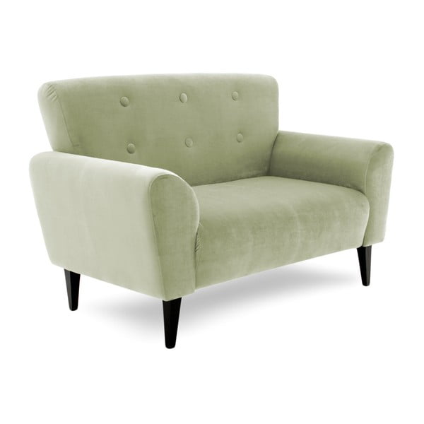 Světle zelená dvoumístná pohovka Vivonita Kiara-image-2