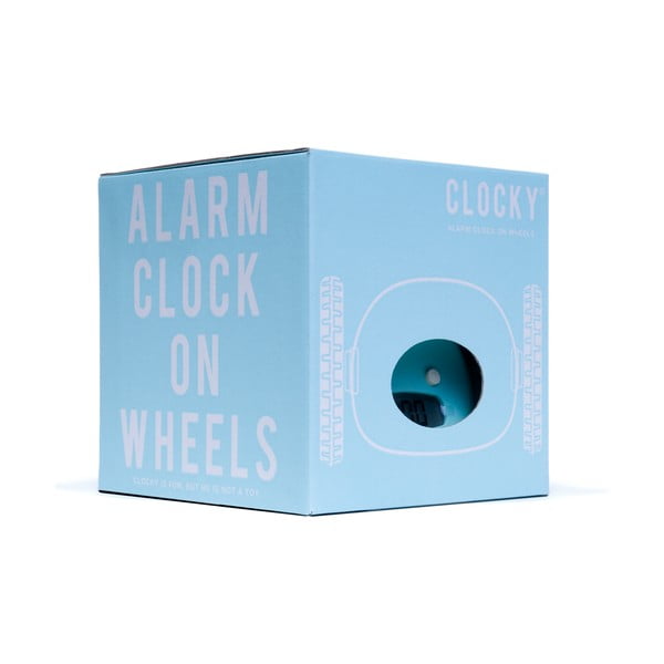 Clocky, budík na kolečkách, aqua-image-4