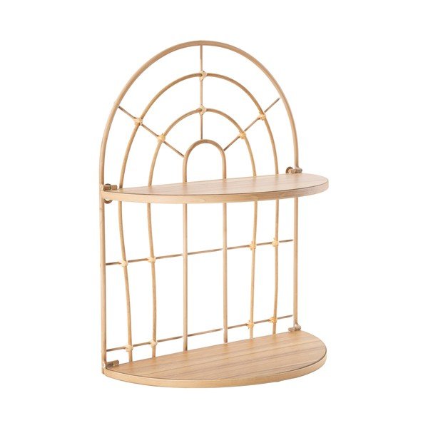 Patrová kovová police v přírodní barvě Arch – Mauro Ferretti-image-2