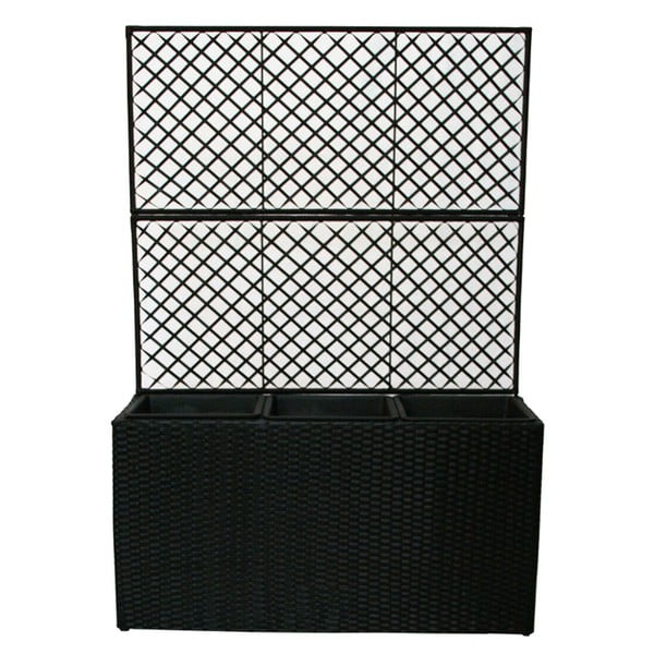 Černý zahradní květináč Bonami Essentials Wall-image-1