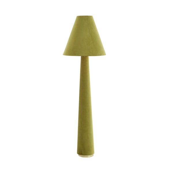 Zelená stojací lampa s textilním stínidlem (výška 168 cm) Devia – Light & Living
