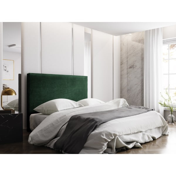 Tmavě zelené čelo postele 180x120 cm Natalia – Milo Casa-image-3