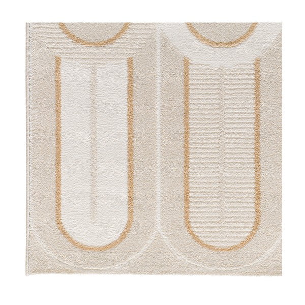 Krémový koberec 200x290 cm Flora – Universal-image-3