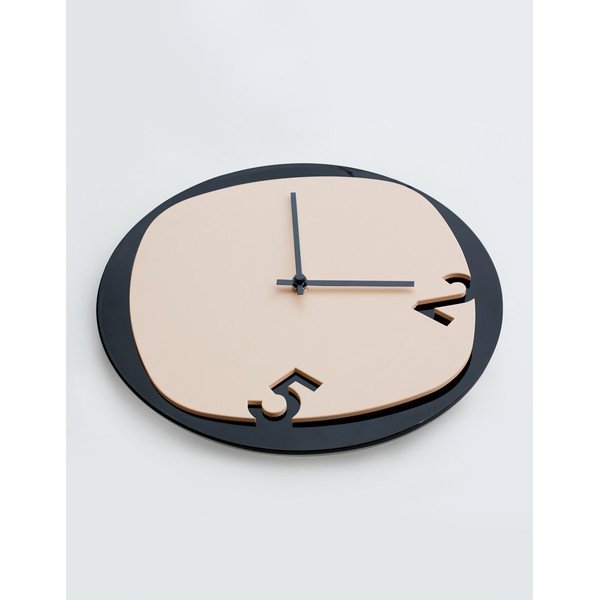 Hodiny Clock25 Beige&Black-image-1