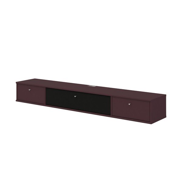 Vínově červený TV stolek Mistral 035-image-3