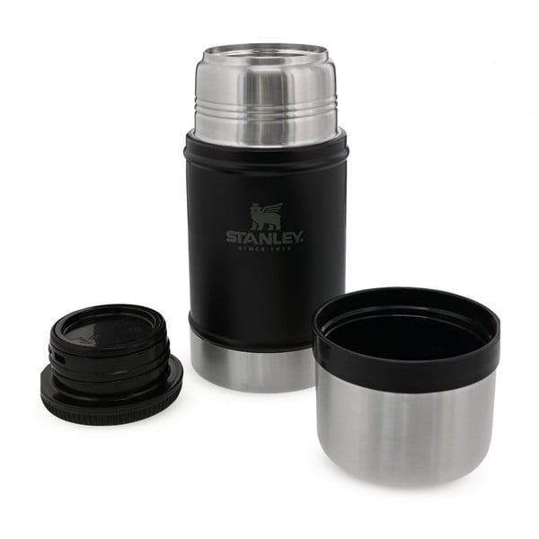 Černá termoska na jídlo z nerezové oceli 700 ml Legendary Classic Black – Stanley-image-2
