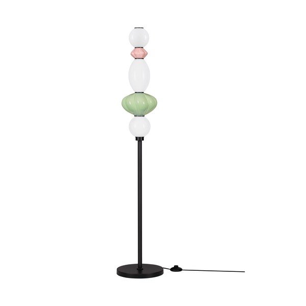 Keramická LED stmívatelná stojací lampa s keramickým stínidlem/se skleněným stínidlem (výška 136,5 cm) Oneta – Nova Luce