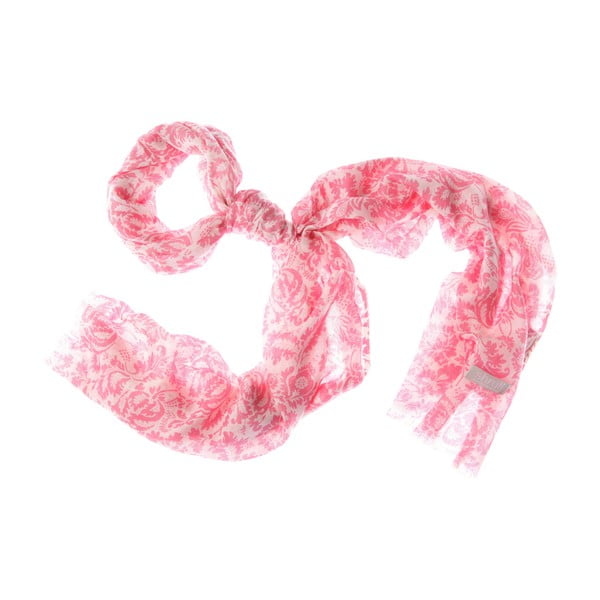 Šátek Smudge Pink, 180x55 cm