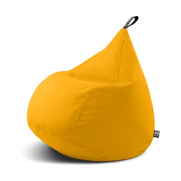 Žlutý sedací vak Drop XL – So Soft?