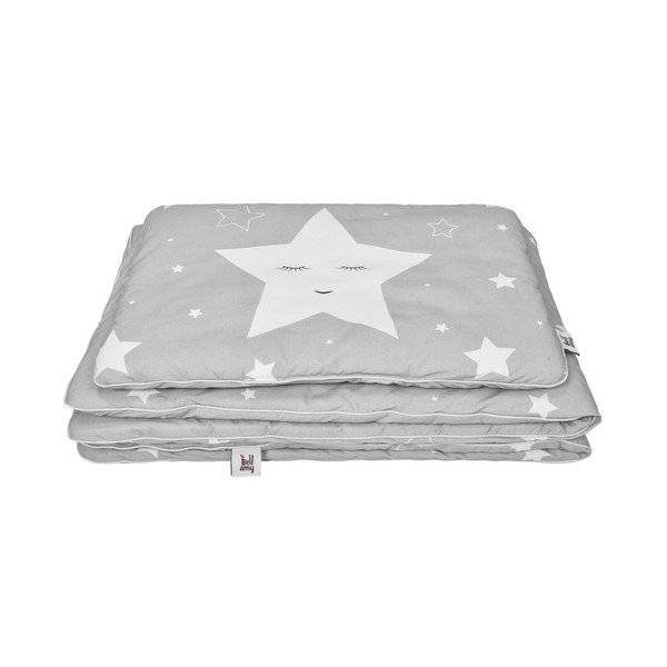 Set dětské bavlněné přikrývky s polštářem BELLAMY Shining Star, 100 x 135 cm-image-2