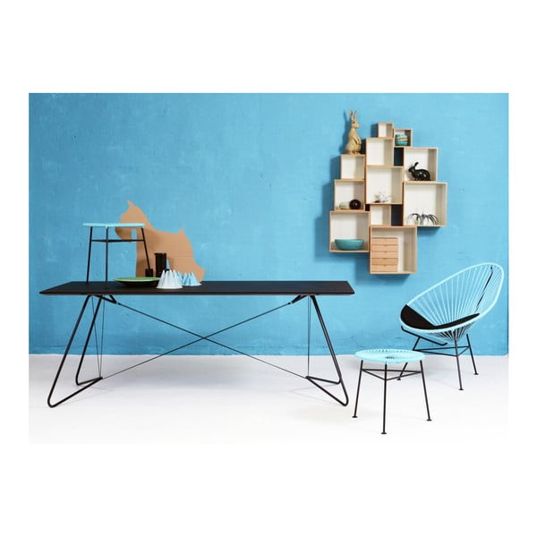 Světle modrý odkládací stolek OK Design Centro-image-2