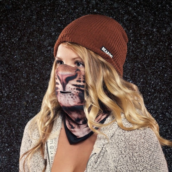 Lyžařská maska Beardo Leopard-image-1