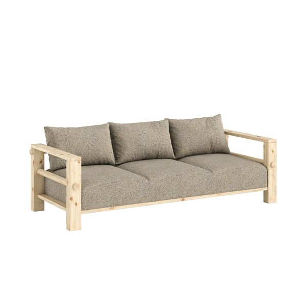 Šedá pohovka 225 cm Bare – Karup