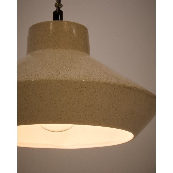 Béžové závěsné svítidlo s keramickým stínidlem ø 31 cm Portol – Kave Home-image-3