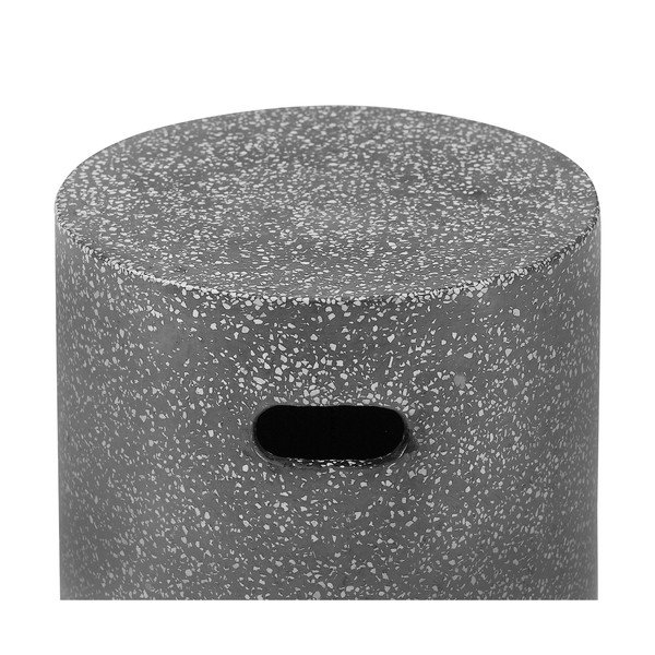 Černý zahradní odkládací stolek Bonami Selection Loris, ø 35 cm-image-2