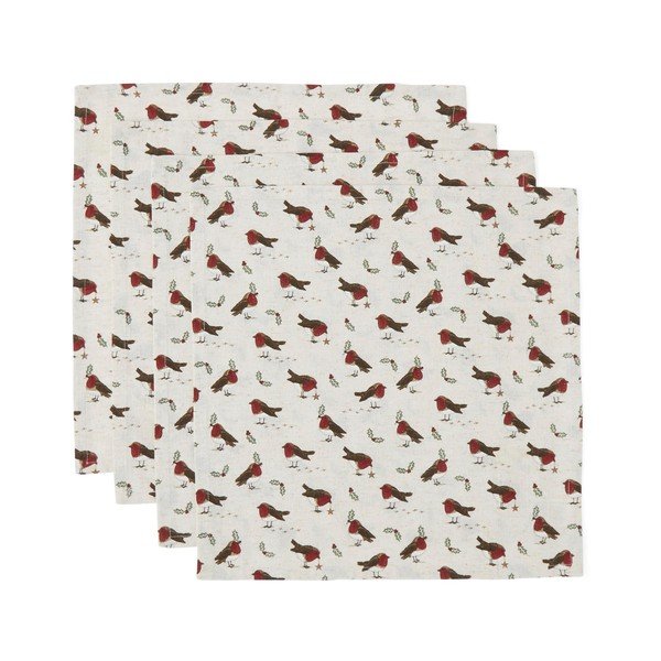 Textilní ubrousky v sadě 4 ks 45x45 cm Robin's Retreat – Cooksmart ®