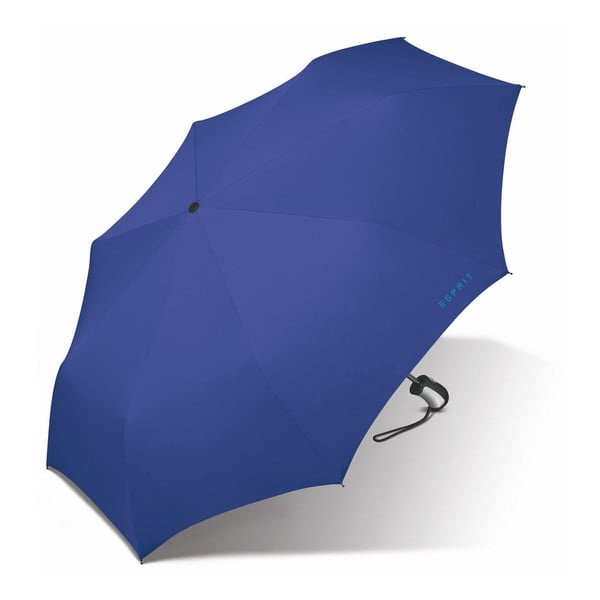 Tmavě modrý skládací deštník Ambiance Burgunda, ⌀ 94 cm