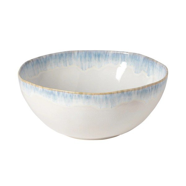 Bílá/modrá mísa z kameniny ø 28 cm Brisa – Costa Nova