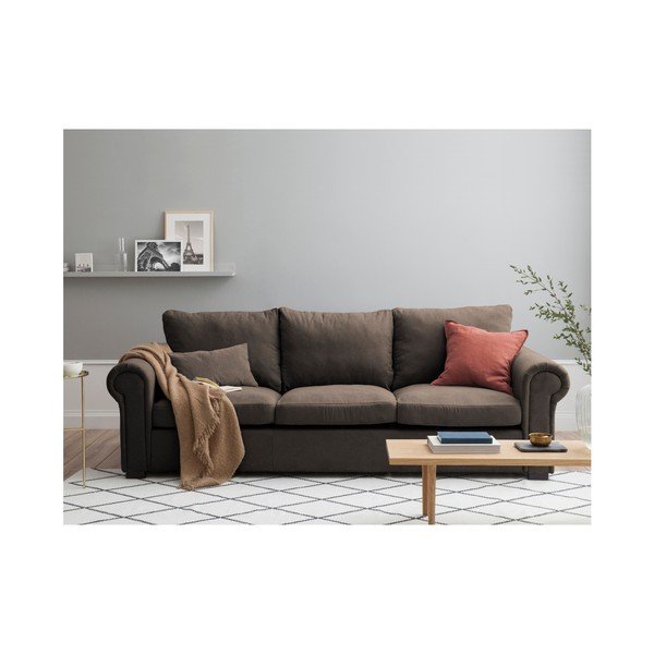 Hnedá pohovka Windsor & Co Sofas Hermes, 245 cm-image-2