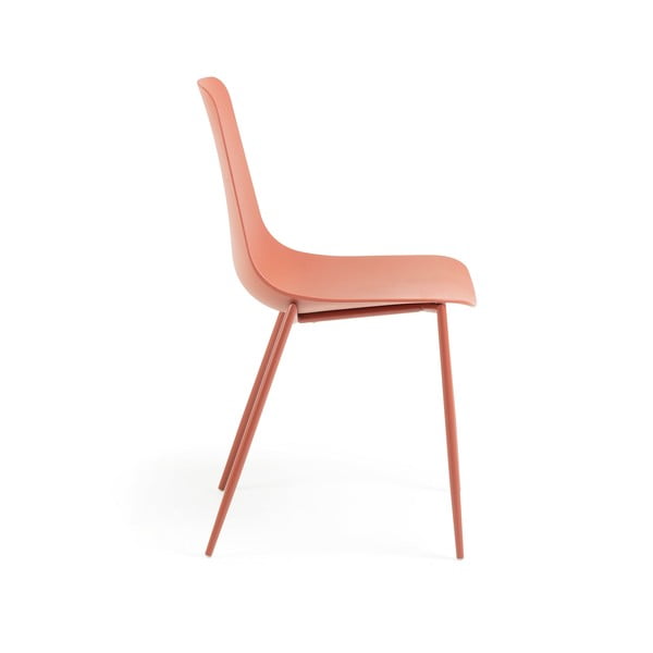 Tmavě oranžová jídelní židle Kave Home Wassu-image-2