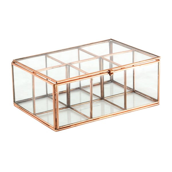 Skleněný box Six Copper