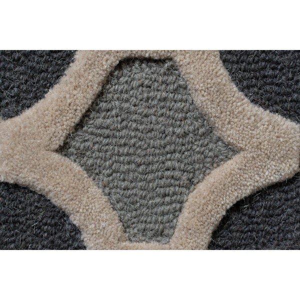 Šedý vlněný koberec 290x200 cm Moorish Amira - Flair Rugs-image-3