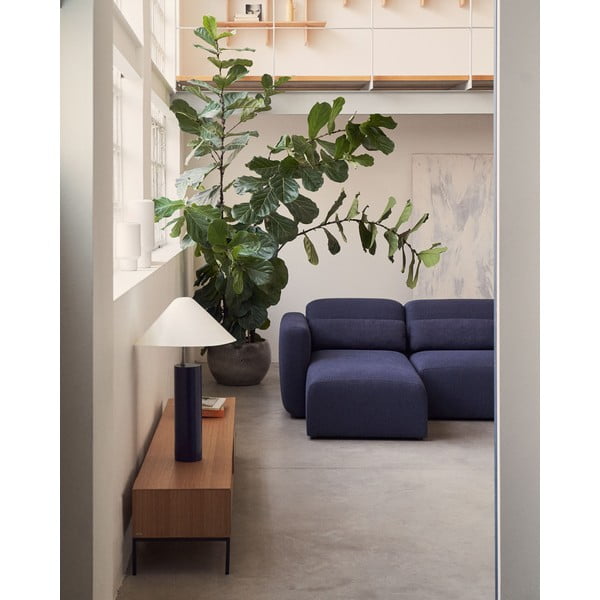 TV stolek v dekoru dubu v přírodní barvě 195x35 cm Vedrana – Kave Home-image-4