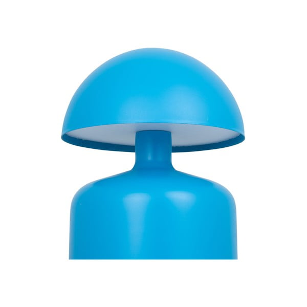 Modrá stolní lampa s kovovým stínidlem (výška 15 cm) Impetu – Leitmotiv-image-3