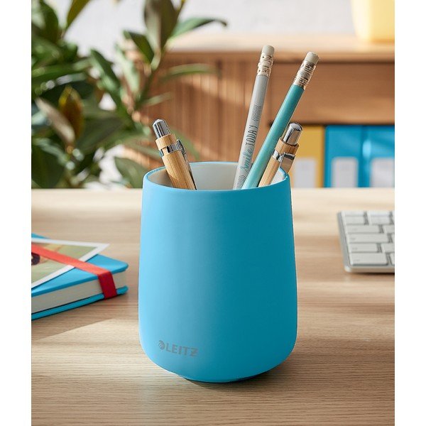 Modrý keramický kelímek na tužky Leitz Cosy-image-3