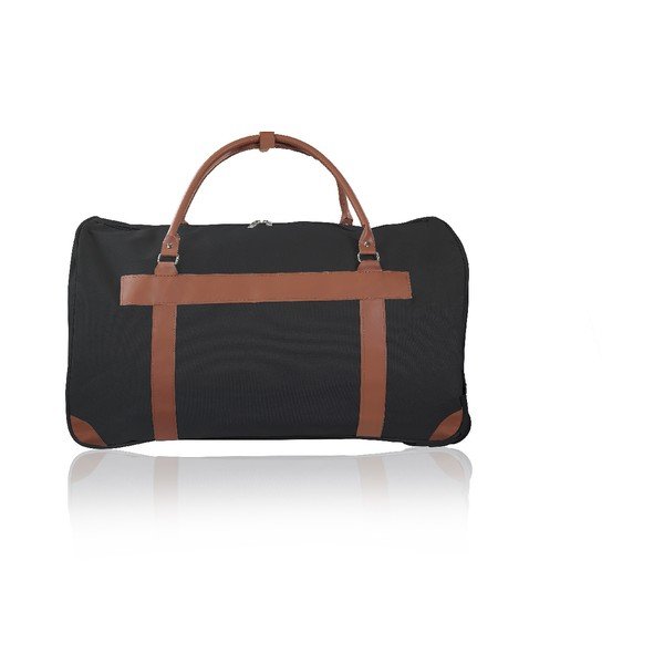 Černá cestovní taška na kolečkách GENTLEMAN FARMER Oslo, 40 l-image-3