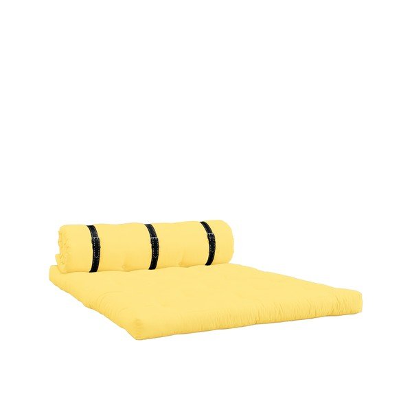 Variabilní pohovka s bíle prošívanými koženými pásky Karup Buckle Up Amarillo-image-4