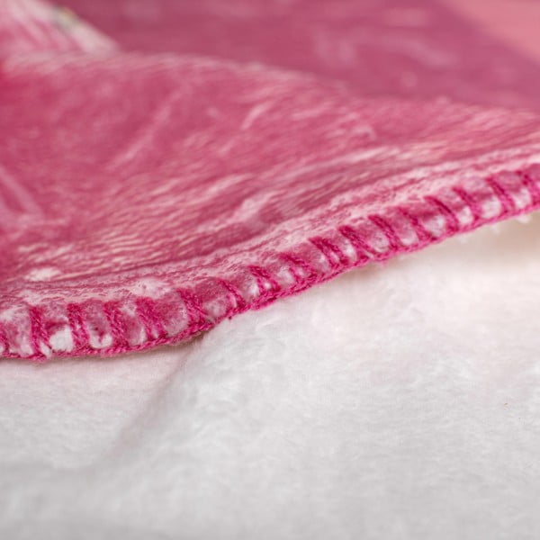 Růžová dětská deka z mikrovlákna 140x110 cm Hola – Moshi Moshi-image-2