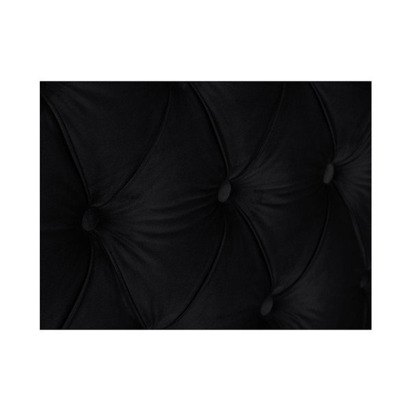 Černé čelo postele Mazzini Sofas Daisy, 200 x 120 cm-image-4
