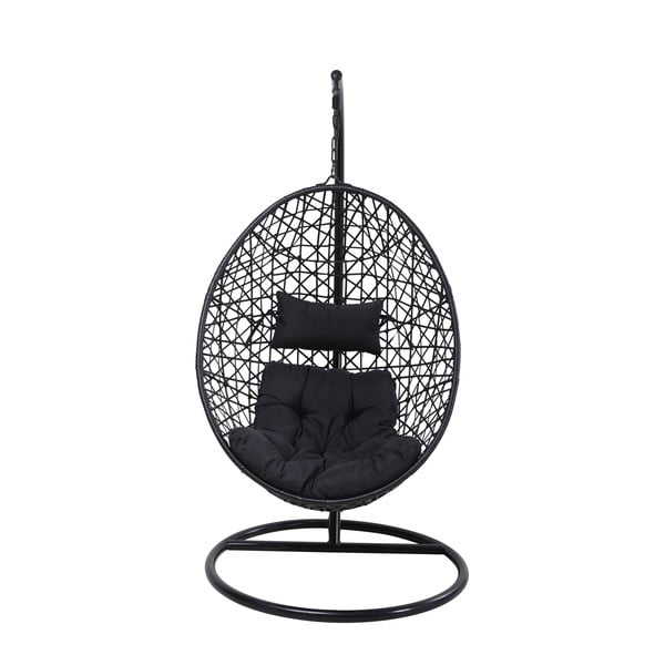 Černé zahradní závěsné křeslo bez stojanu Bonami Selection Costelo-image-4