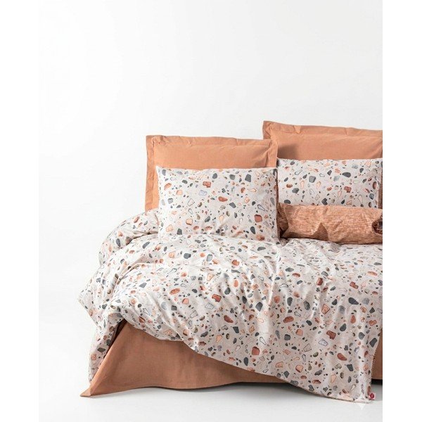 Povlečení na dvoulůžko/prodloužené z bavlny Renforcé 240x220 cm Earth-Inspired Calm – Mila Home Luxury