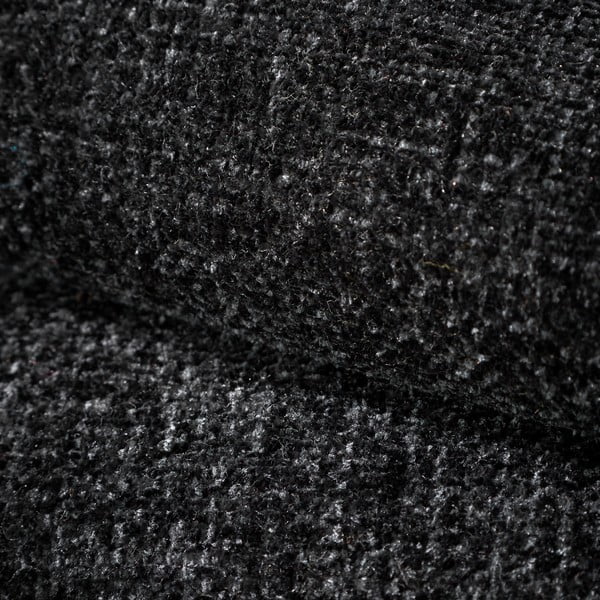 Černá deka z žinylky 130x170 cm Wilson – Catherine Lansfield-image-3