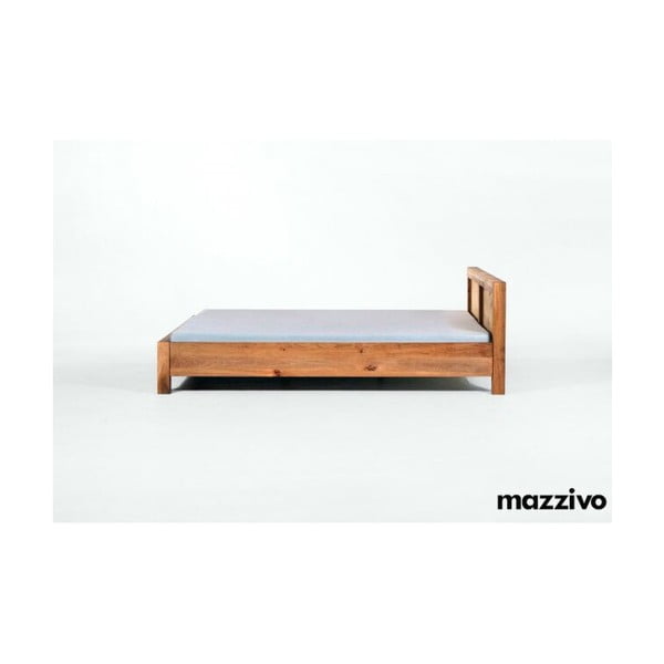 Postel Bauhaus z olšového dřeva, 200x200 cm, lněný olej-image-1