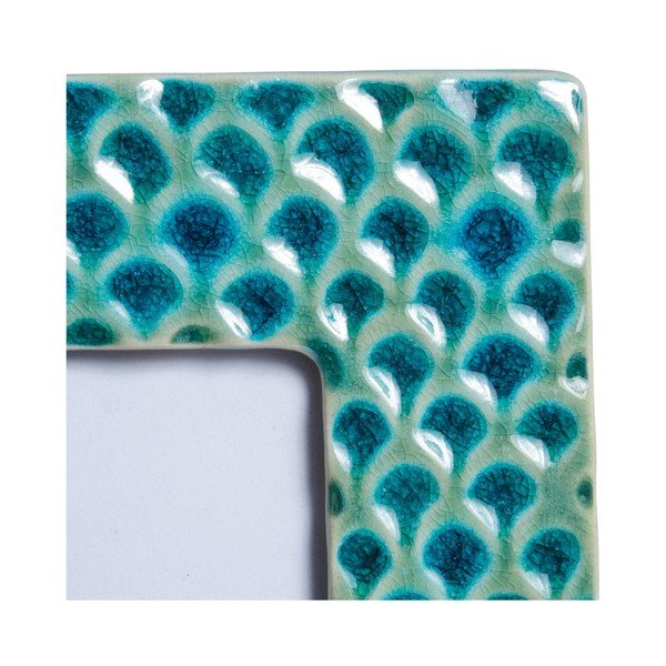 Fotorámeček Côté Table Lisette Turqoise, 24x18 cm-image-2