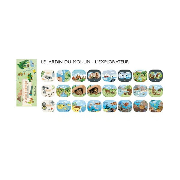 Dětský promítací set Moulin Roty Divoká zvířata-image-1