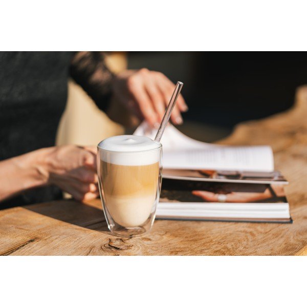 Dvoustěnné/na latte skleněné hrnky v sadě 6 ks 350 ml – Vialli Design-image-3