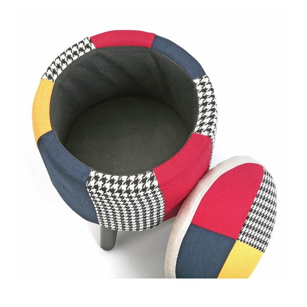 Taburetka Patchwork Solid-image-1