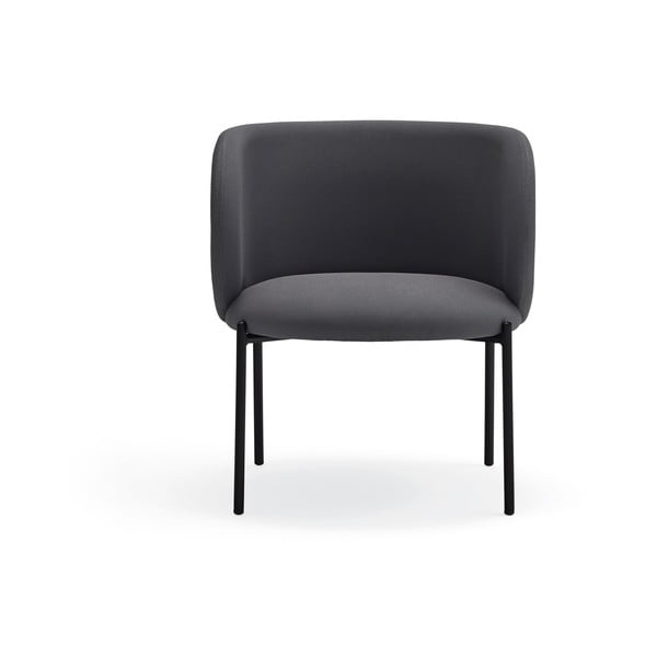 Tmavě šedé křeslo Teulat Mogi-image-2