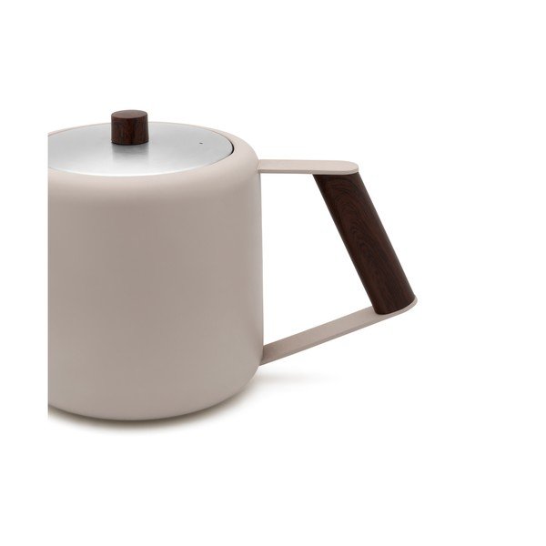 Béžová konvice na čaj z nerezové oceli 1,1 l Duet Boston – Bredemeijer-image-4