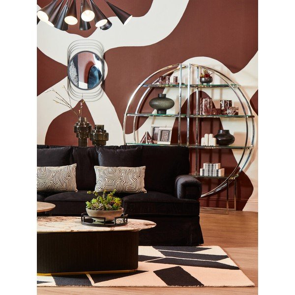 Černá skleněná váza (výška 30 cm) Cayden – Premier Housewares-image-1