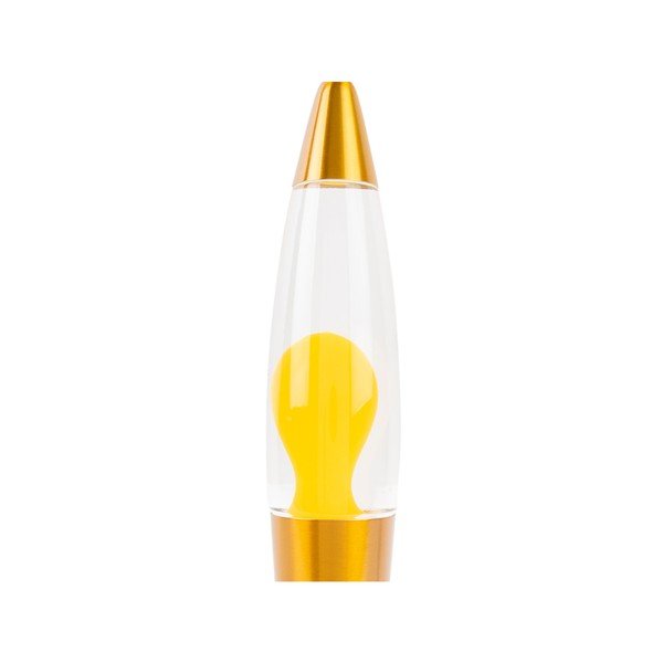 Žlutá skleněná lávová lampa (výška 35,5 cm) Funky Rocket Lava – Leitmotiv-image-2