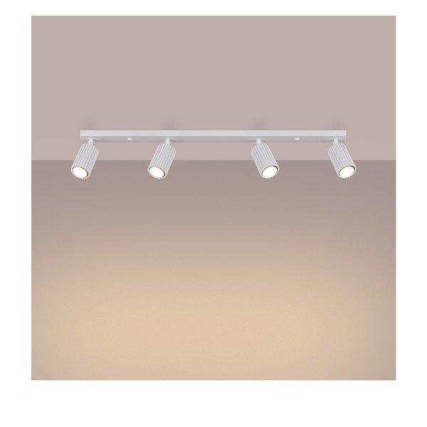 Bílé bodové svítidlo 6,5x81 cm Gleam – Sollux-image-2