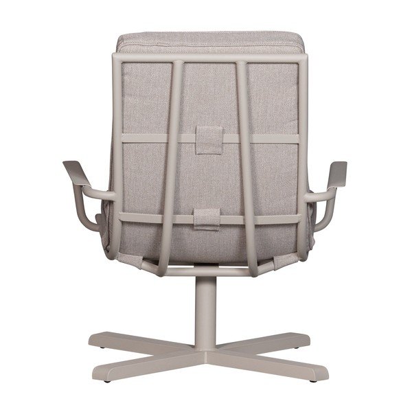 Světle šedé kovové zahradní křeslo Coosa – Exotan-image-4