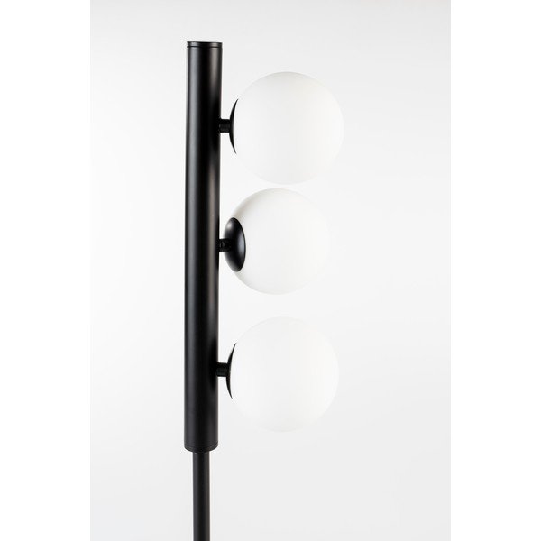 Černá stolní lampa Monica - White Label-image-2