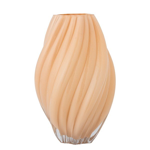 Oranžová skleněná váza (výška 30 cm) Kanji – Bloomingville