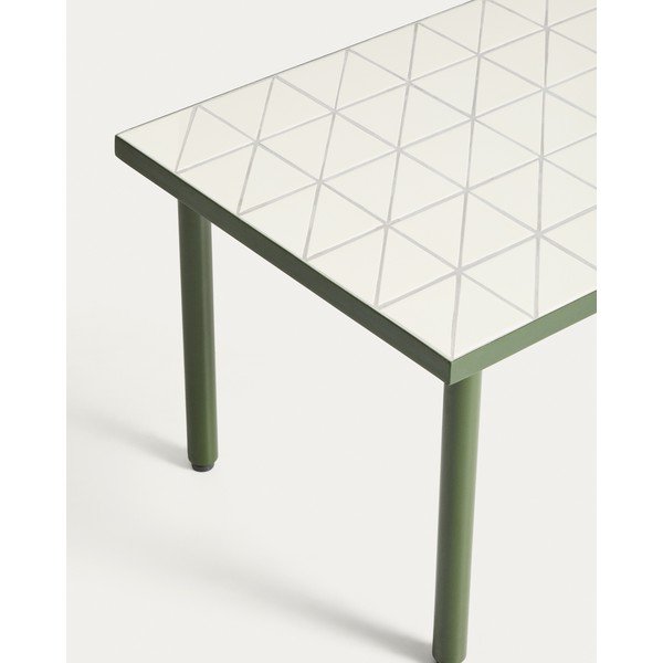 Zahradní stolek s keramickou deskou 51x81 cm Maurina – Kave Home-image-2